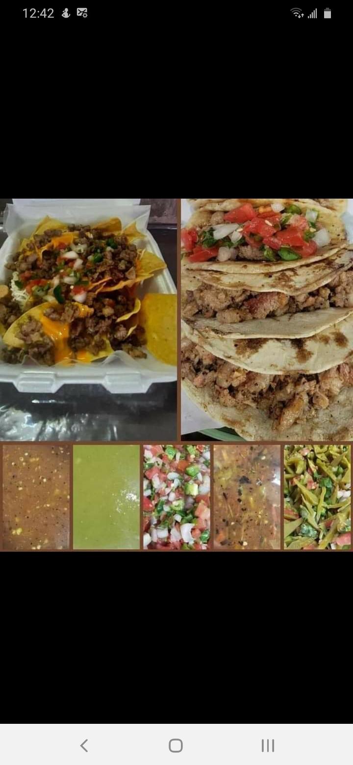 Tacos de carne asada La Nueva Ley