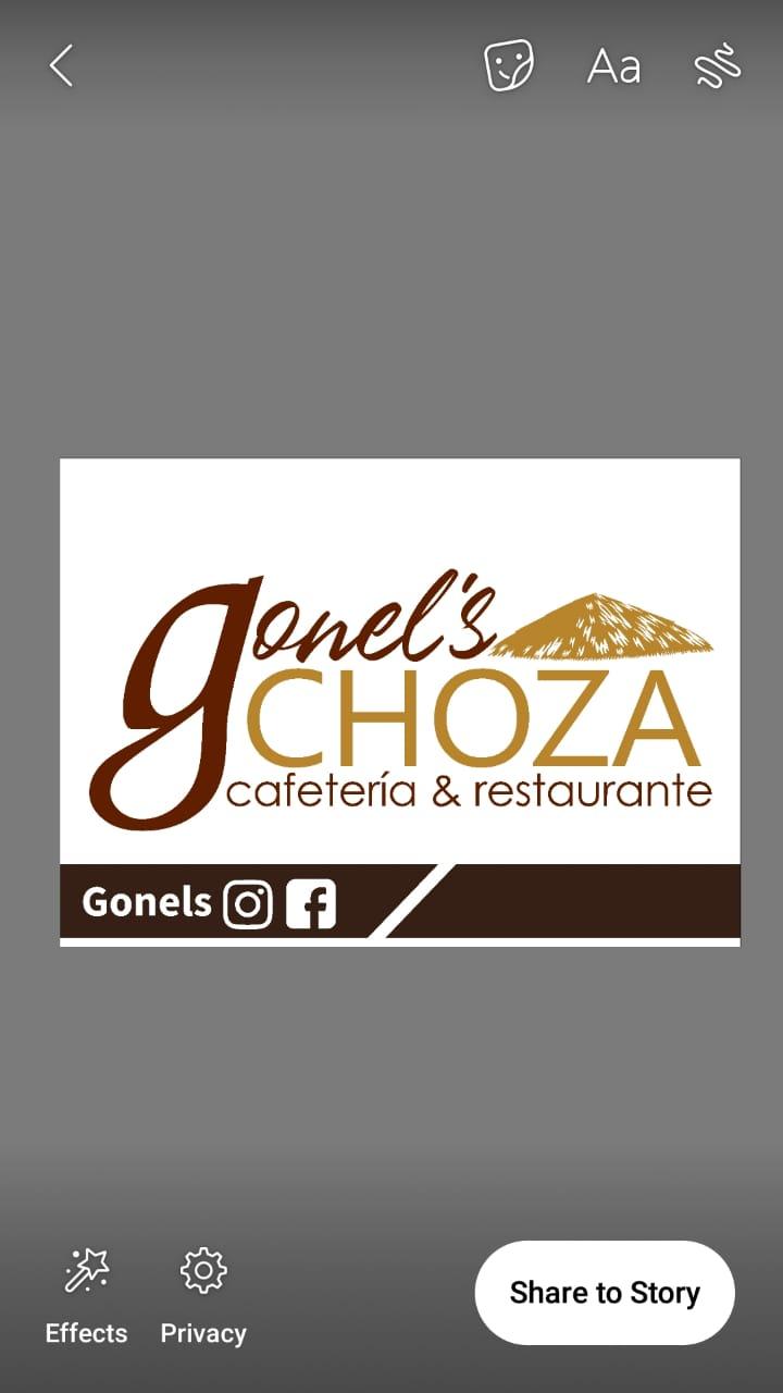Gonels Choza, Cafetería y Restaurante