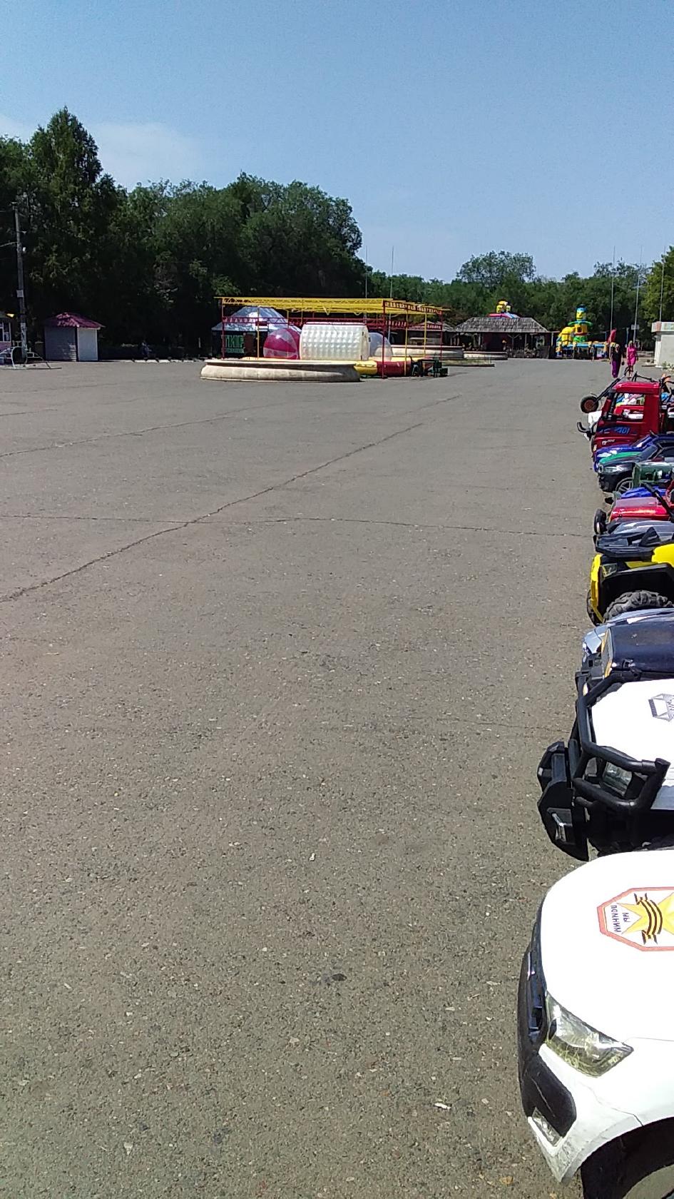 Шаурма в центре парка