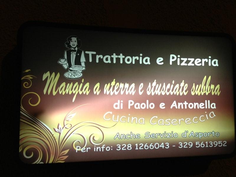 Mangia N'Terra E Stusciate Subbra