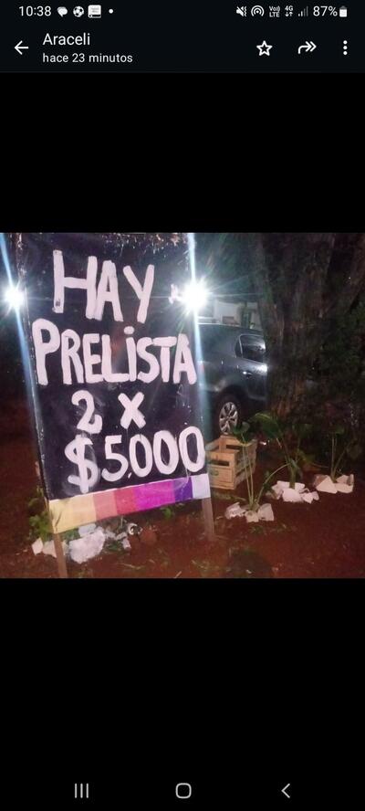 Prelistas caseras