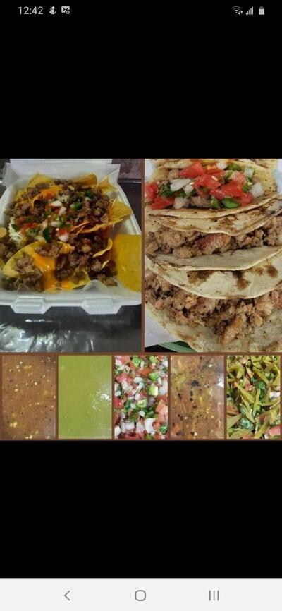 Tacos de carne asada La Nueva Ley