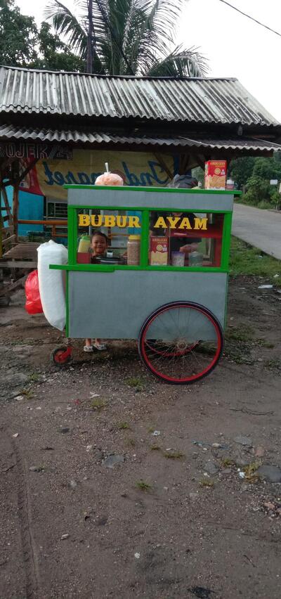 Bubur ayam Waluya mang endang Tegal Sempur & baso mie ayam jadul BI nengsih
