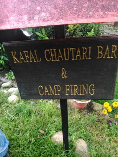 Kaafal Chautaari Bar and Camp Firing