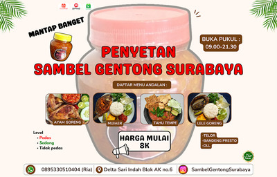 Penyetan Sambel Gentong Surabaya