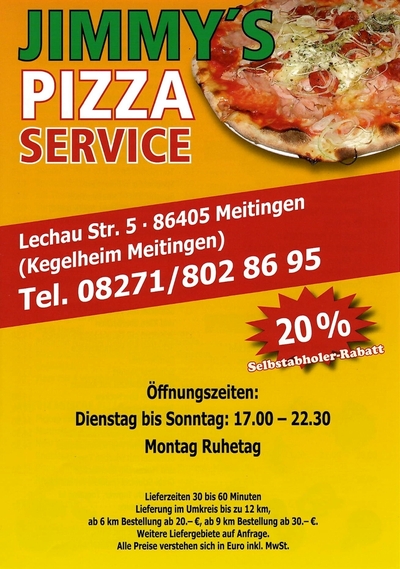 Jimmy's Pizza Service