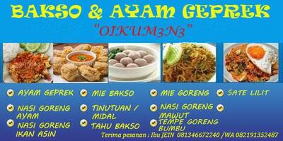 Bakso & Ayam Geprek - OIKUM3N3