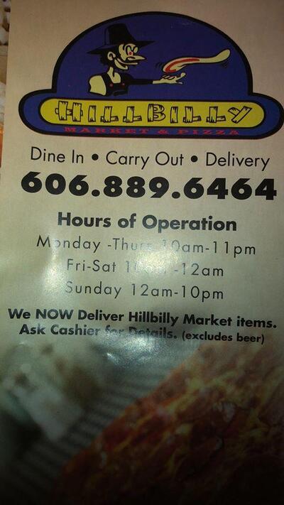 Hillbilly Pizza Prestonsburg KY