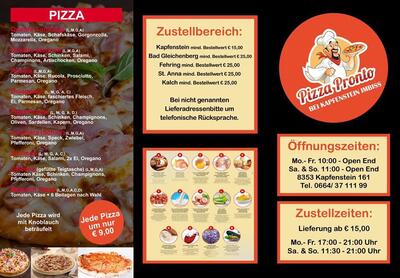 Pizza Pronto by Kapfenstein Imbiss