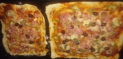 Lunch time pizza