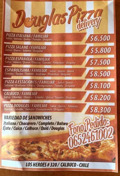 Pizzas Douglas