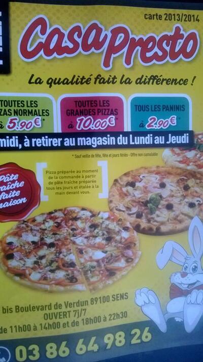 Pizza Casa Presto
