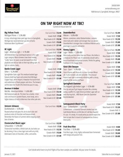 Territorial Brewing Company