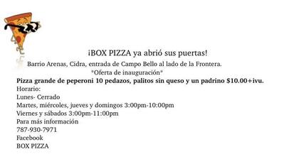 BOX Pizza