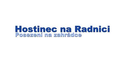 Posezeni na Zahradce a Hostinec na Radnici