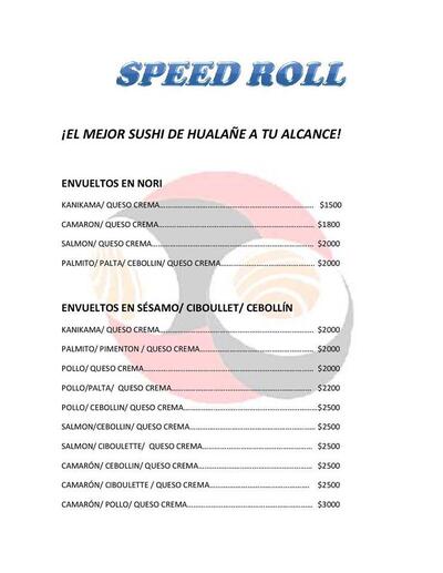 Speed roll