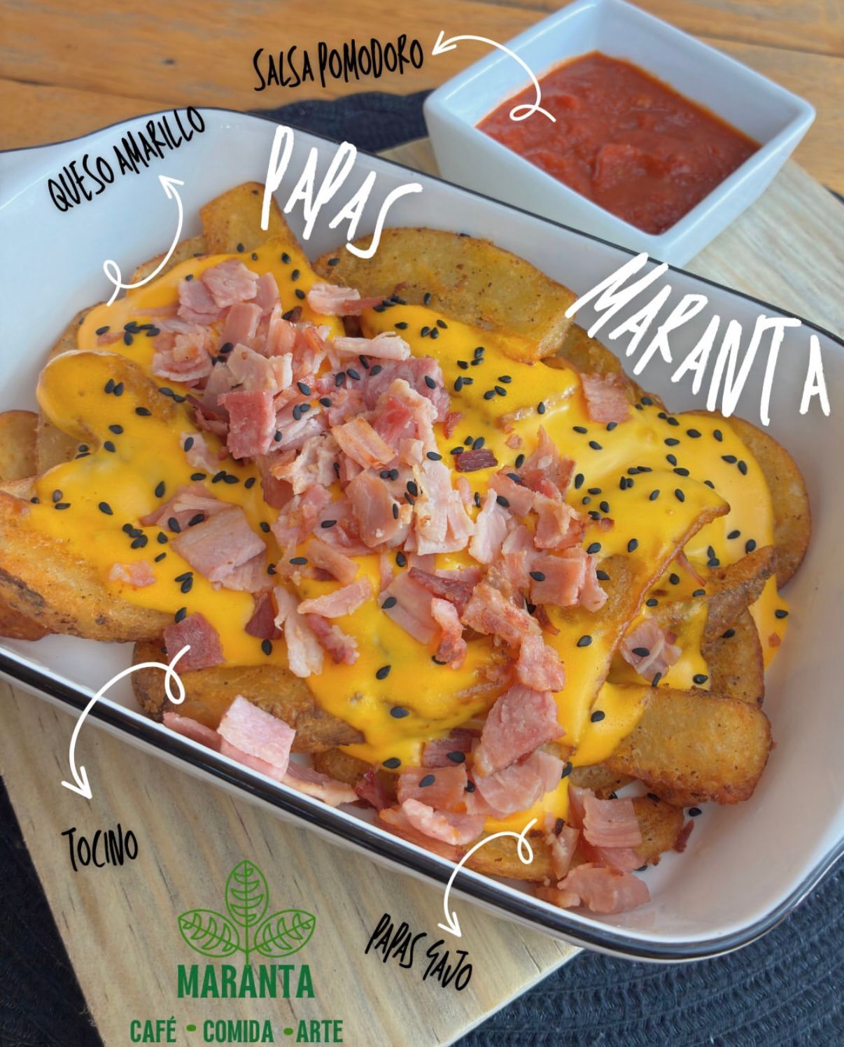 Maranta café - comida - arte