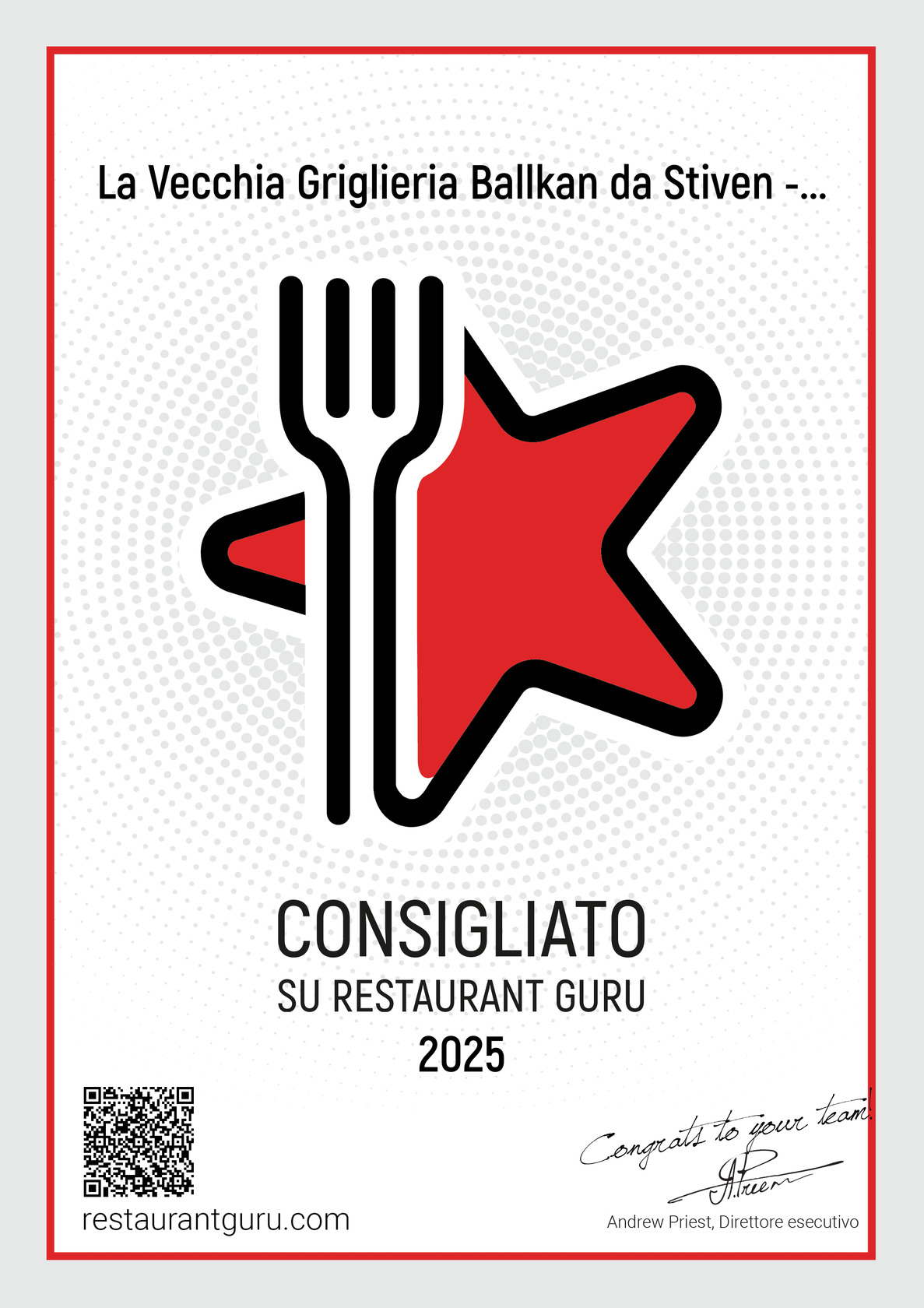 La Vecchia Griglieria Ballkan da Stiven