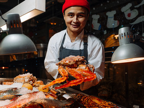 Мандариновый краб