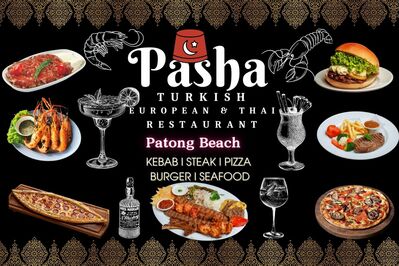 Pasha Rooftop Bar & Restaurant Patong Beach | Turkish | European | Thai | Halal Food