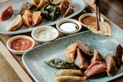 photo de momos - organic dumplings