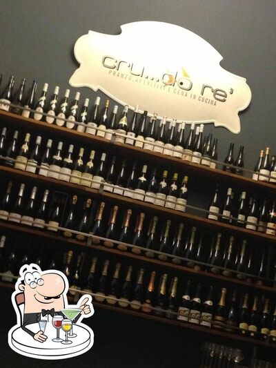 Crudore' serve un'ampia gamma di bevande alcoliche