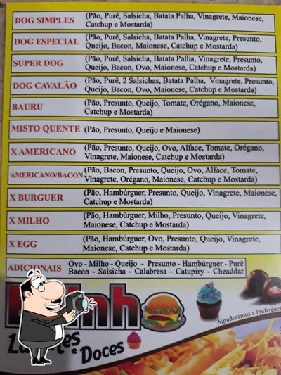 Veja as informações sobre o Edinho Lanches e Doces