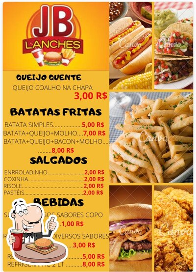 Experimente um hambúrguer no JB Lanches