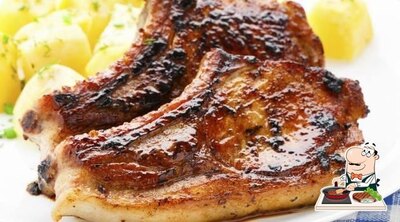 Experimente refeições de carne do menu