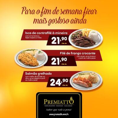 Aqui está a publicidade do Premiatto Sorocaba