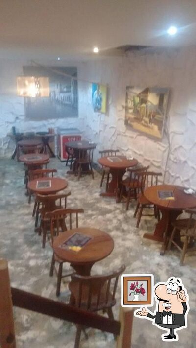 O interior do Pizzaria borges