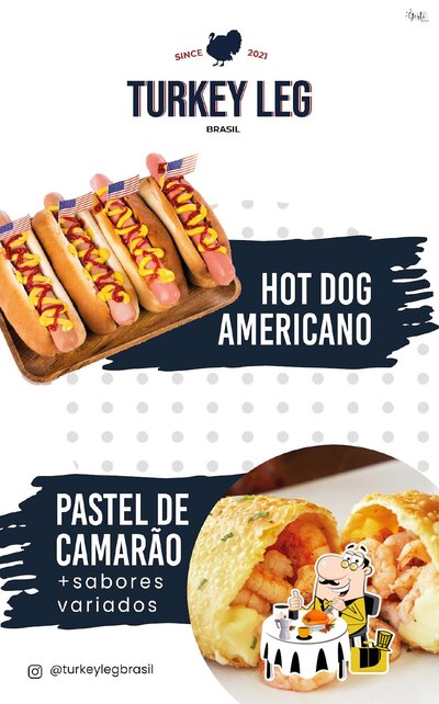 Comida em Turkey Leg Brasil