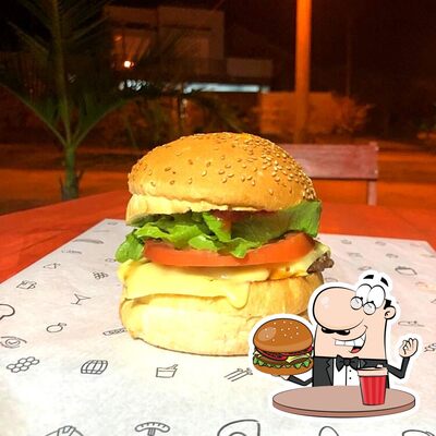 Delicie-se com um hambúrguer no Gula