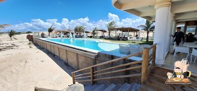 Comida em Positano Lounge beach - Canoa Quebrada