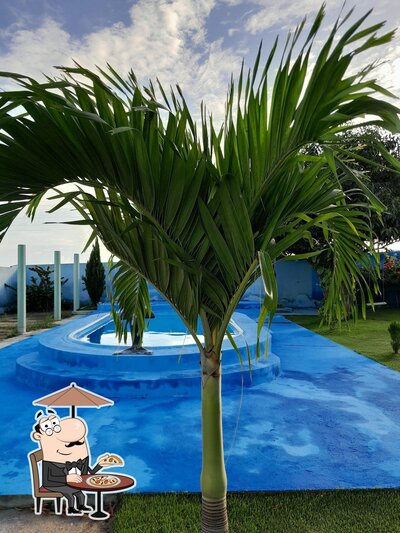 a área exterior é uma característica importante do Arena BLUE