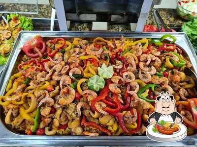 Platos en Dog da Estação