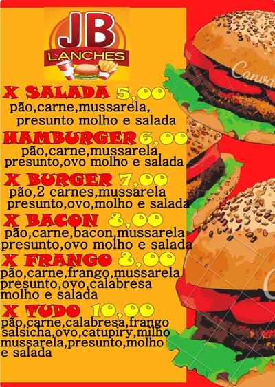 Leia as informações sobre o JB Lanches