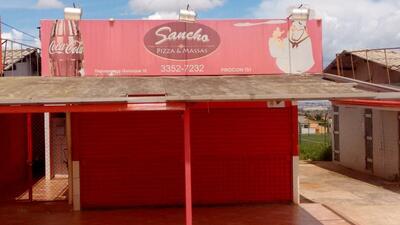 A publicidade mostra informações sobre o Sancho Pizzas & Massas - Taguatinga