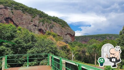 Você pode espairecer no exterior Serra Verde Restaurante e Café