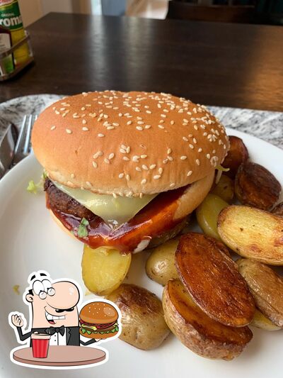 Prenditi un hamburger al ristorante Mensa BERNA25