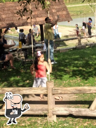 a parte exterior é uma característica importante do Mina Velha Pesque-Pague e Restaurante