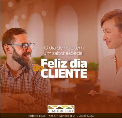 Aqui está a publicidade do Chalé du chef