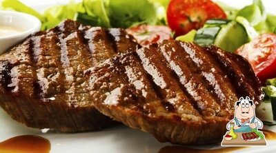 Escolha refeições de carne no SM.Marmitex