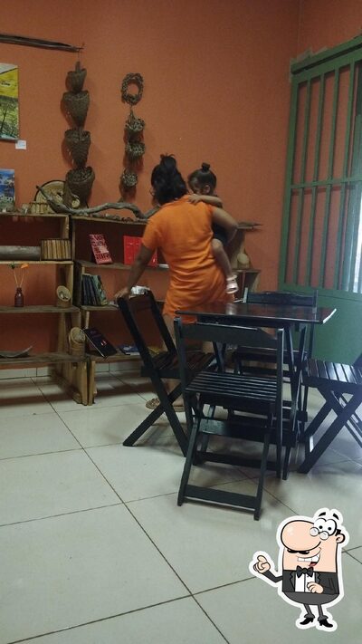 O interior do Restaurante e Lanchonete Calunga