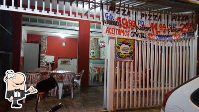 O interior do Pizzaria Renascer
