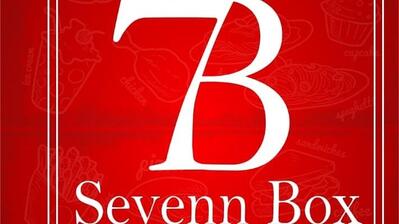 A representação gráfica da marca do Restaurante Sevenn box