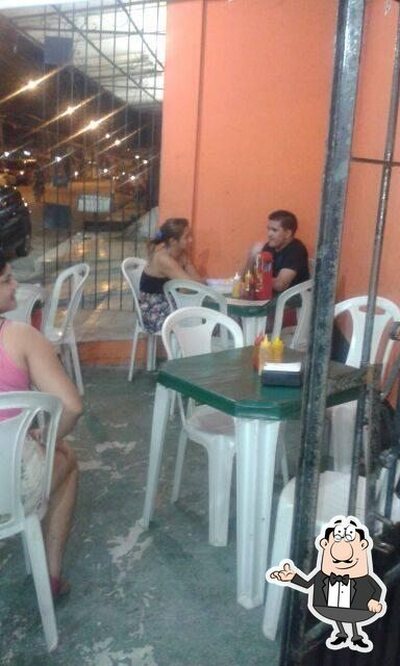 O interior do Lanche da Morena