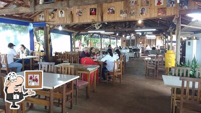 O interior do Restaurante Sabor Caseiro - Porto Almeida