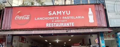 A publicidade apresenta informações sobre o Samyu