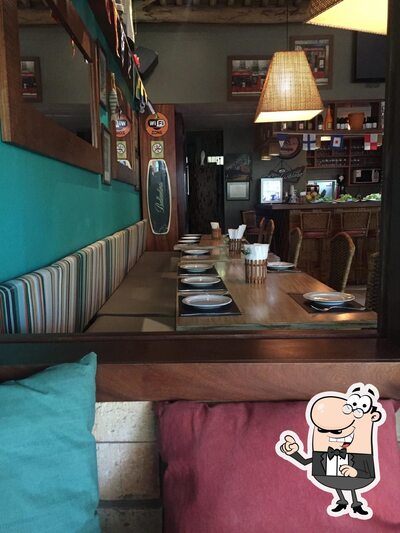 O interior do Café do Forte